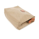 Pochette Large en toile macadam et cuir - Celine