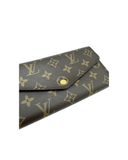 Portefeuille Sarah en toile monogram et cuir - Louis Vuitton