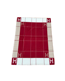 Plaid Jeté de Canapé Avalon III en laine et cachemire Bordeaux - Hermès