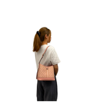 Sac à épaule Ophidia en cuir et toile GG rose - Gucci