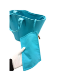 Sac à main Panier de Plage PM en coton bleu - Hermès