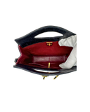 Sac à bandoulière 31 vintage en cuir lisse noir et doré - Chanel