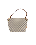 Sac à épaule Graceful en toile damier azur et cuir - Louis Vuitton