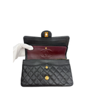 Sac à bandoulière Timeless 11.12 en cuir caviar noir - Chanel