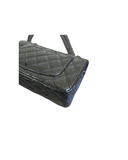 Sac à bandoulière Mini 2.55 en cuir verni noir - Chanel