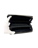 Porefeuille Marmont GG en cuir lisse noir et doré - Gucci