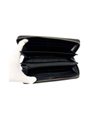 Porefeuille Marmont GG en cuir lisse noir et doré - Gucci