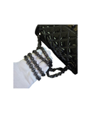 Sac à bandoulière Mini 2.55 en cuir verni noir - Chanel