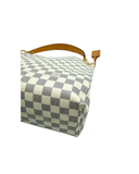 Sac à épaule Graceful en toile damier azur et cuir - Louis Vuitton