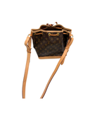 Sac à bandoulière seau Noé BB en toile monogram et cuir - Louis Vuitton