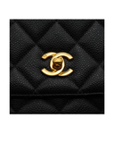Sac à épaule Matelassé en cuir caviar vintage - Chanel