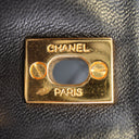 Sac à bandoulière Lou Caméra en cuir lisse d'agneau vintage noir - Chanel