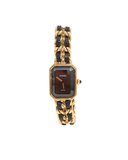 Montre Première en Quartz taille L en cuir et plaqué or - Chanel
