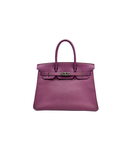 Sac à main Birkin 30 en cuir epsom anémone - Hermès