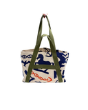 Sac à épaule Cabas de plage Picto de Plage en coton beige - Hermès