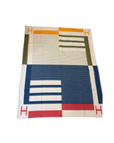 Plaid Avalon Piano beige en laine et cachemire - Hermès