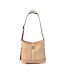 Sac à épaule Ophidia en cuir et toile GG rose - Gucci