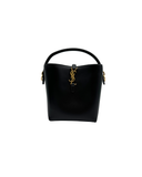 Sac Le 37 Small à bandoulière en cuir lisse noir - Saint-Laurent