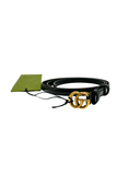 Ceinture fine Double G en cuir verni  T.105 - Gucci