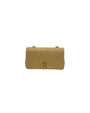 Sac à bandoulière Mademoiselle Vintage Mini en cuir lisse beige - Chanel