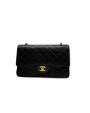 Sac Timeless Vintage 25 CM en cuir lisse noir - Chanel