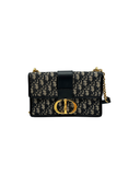 Sac 30 Montaigne à bandoulière en toile oblique  - Christian Dior