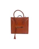 Sac à main Cabas Phantom en cuir marron - Celine