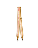 Bandoulière réglable en toile beige et rose - Louis Vuitton
