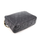 Sac à bandoulière Lou Caméra en cuir lisse d'agneau vintage noir - Chanel