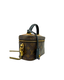 Sac à bandoulière Vanity PM en toile monogram noir et doré - Louis Vuitton