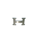 Boucle de ceinture H 32 MM en métal argenté brossé - Hermès
