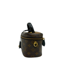 Sac à bandoulière Vanity PM en toile monogram noir et doré - Louis Vuitton