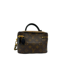 Sac à bandoulière Vanity PM en toile monogram noir et doré - Louis Vuitton