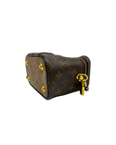 Sac à bandoulière Vanity PM en toile monogram noir et doré - Louis Vuitton