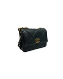 Sac Chanel 19 WOC en cuir lisse noir - Chanel