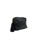 Sac à bandoulière Lou Caméra en cuir lisse d'agneau vintage noir - Chanel