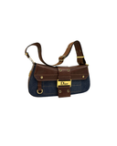 Sac Saddle Vintage en jean et en cuir - Christian Dior