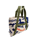 Sac à épaule Cabas de plage Picto de Plage en coton beige - Hermès