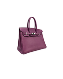 Sac à main Birkin 30 en cuir epsom anémone - Hermès