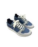 Sneakers Escape en cuir et toile bleu - Hermès