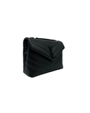 Sac à bandoulière Loulou Small en cuir lisse noir - Saint-Laurent