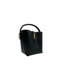 Sac Le 37 Small à bandoulière en cuir lisse noir - Saint-Laurent