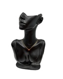 Collier Mini Pop H en émail bordeaux - Hermès