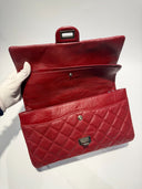 Sac à bandoulière 2.55 en cuir rouge - Chanel