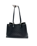 Sac cabas GG Emblem Grand Format en cuir noir - Gucci