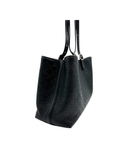 Sac cabas GG Emblem Grand Format en cuir noir - Gucci