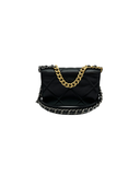 Sac Chanel 19 WOC en cuir lisse noir - Chanel