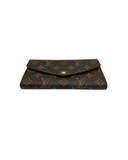 Portefeuille Sarah en toile monogram et cuir - Louis Vuitton