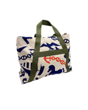 Sac à épaule Cabas de plage Picto de Plage en coton beige - Hermès