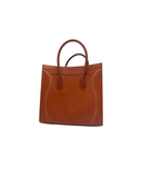 Sac à main Cabas Phantom en cuir marron - Celine